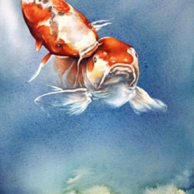 CATHERINE DE RYCK_RED KISS_50x25 CM